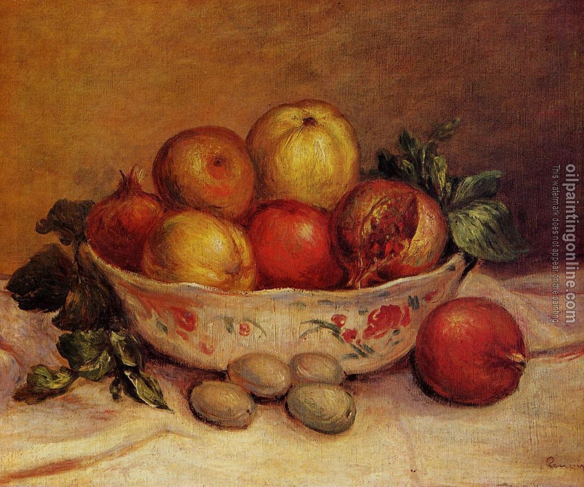 Renoir, Pierre Auguste - Still Life with Pomegranates